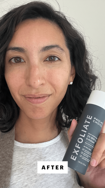 Image may contain Head Person Face Adult Happy Smile Photography Portrait Body Part Finger Hand and Cosmetics