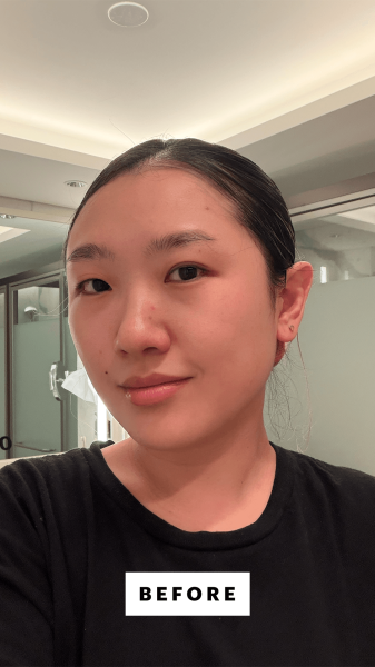 Image may contain Head Person Face Adult Body Part Neck Skin Cosmetics and Lipstick